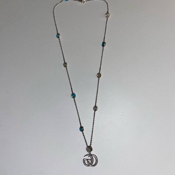 Used Gucci Double G mother of pearl necklace - Picture 4 of 5